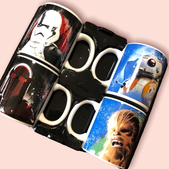 💙 STAR WARS MUG SET OF 4 - Picture 5 of 8